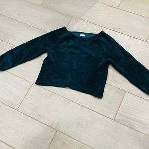 Gymboree emerald green pullover sweater